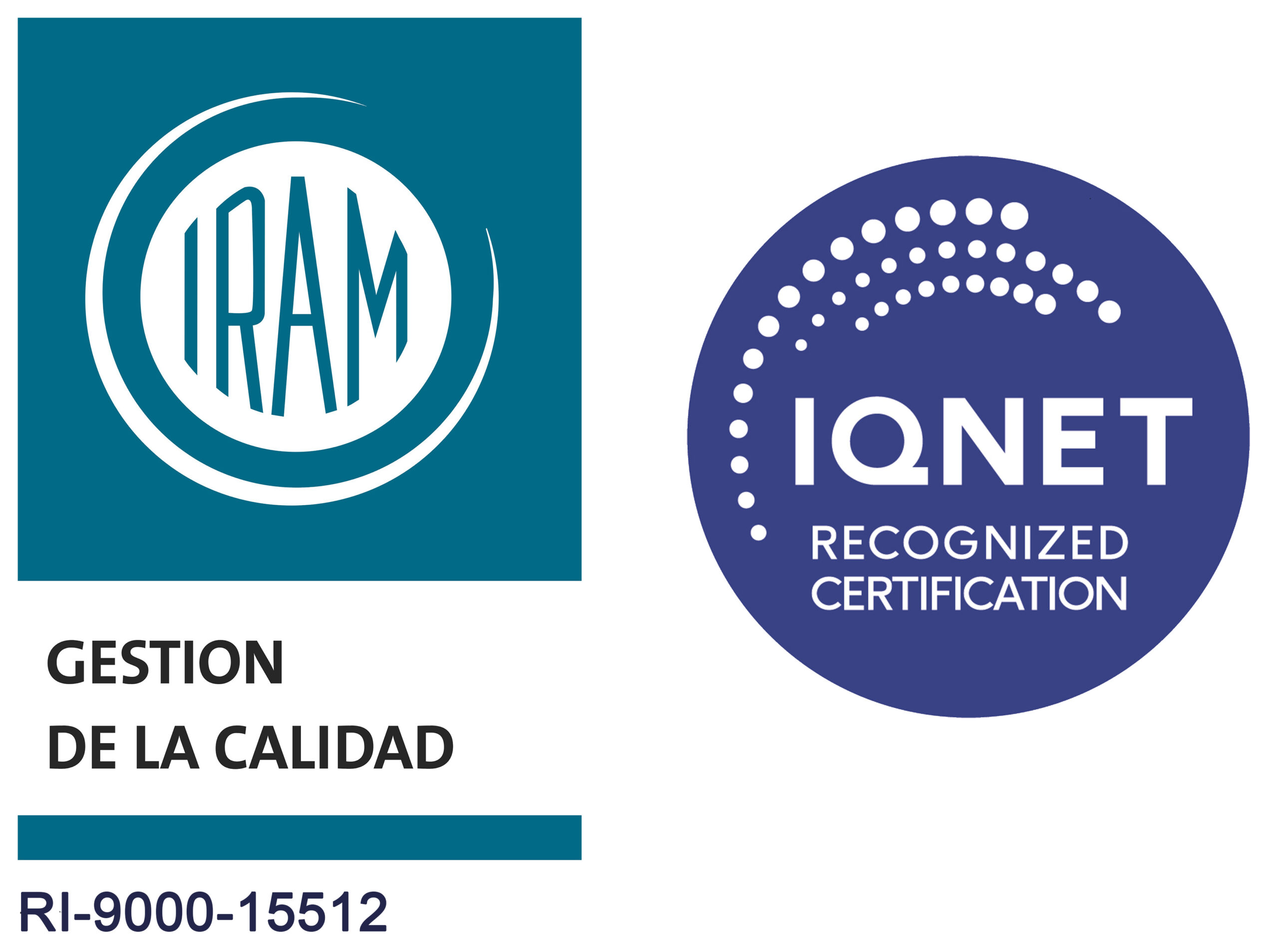 Certificación ISO 9001 — IRAM e IQNet — Hormigones Concepción SRL